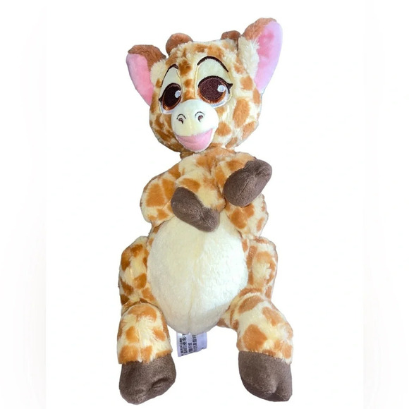 Disney Parks Babies Exclusive Baby Giraffe Plush Sitting Stuffed Animal Toy 11" - Picture 5 of 9